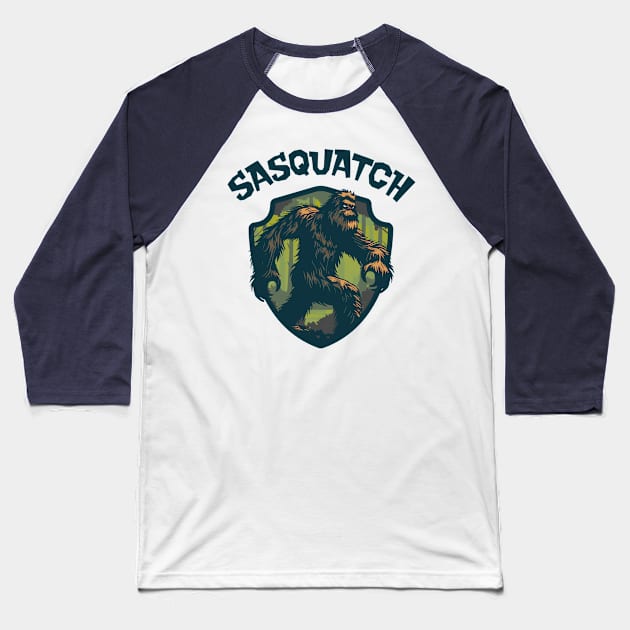 Sasquatch Baseball T-Shirt by Pufahl